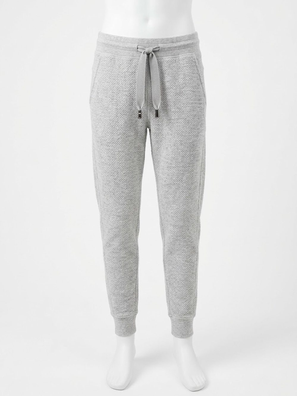 Lululemon Ease The Day Heathered Light Gray Knit Jogger Pants Size 4